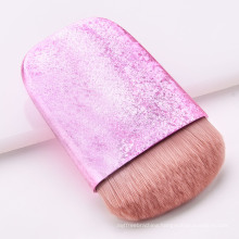 2020 Newest Glitter Single Makeup Brush Grinding Gold Flat Head Brush Portable Travel Multi-Purpose Face Makeup Brush